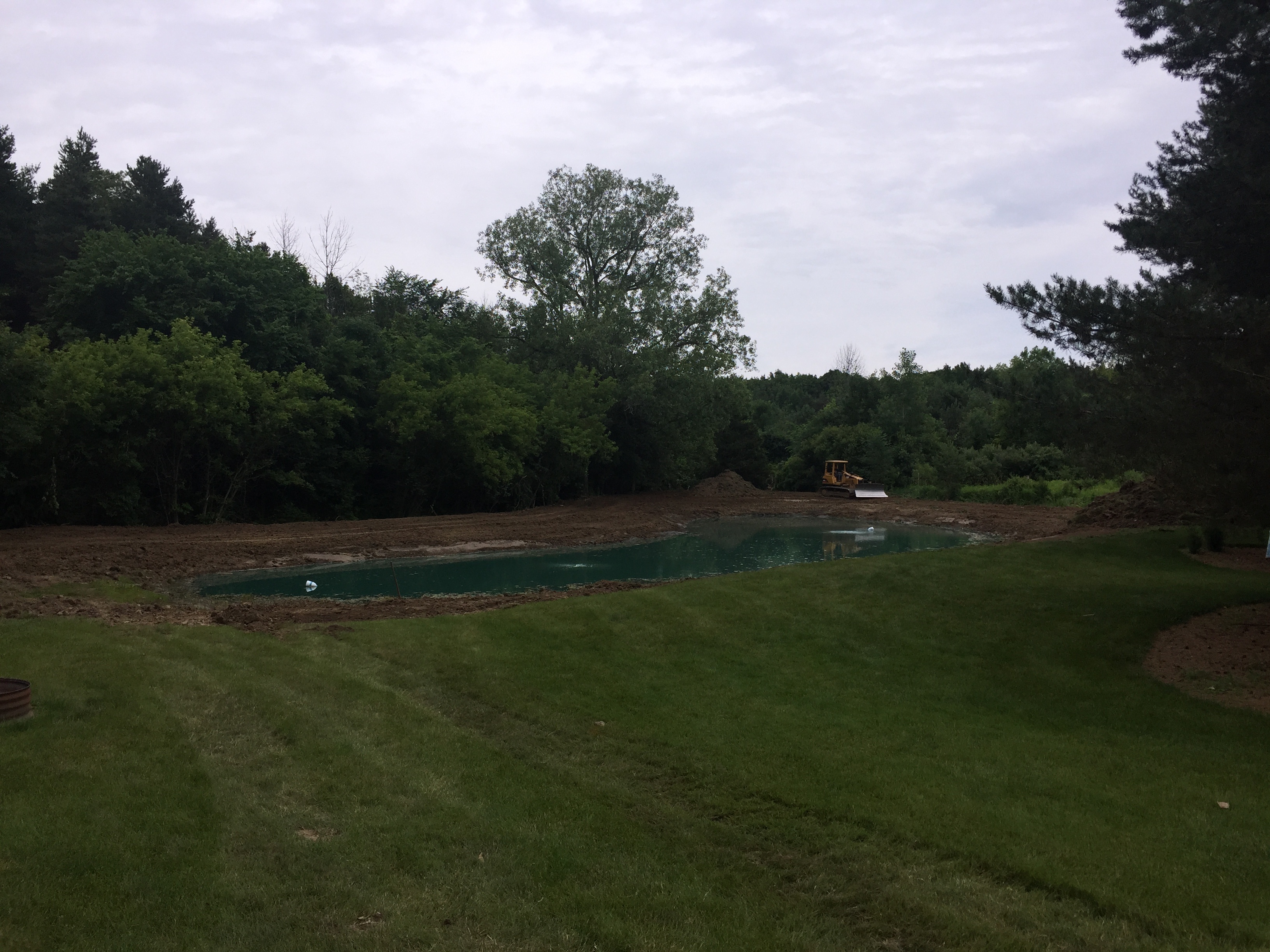 Clio, Michigan Reslope Pond Banks